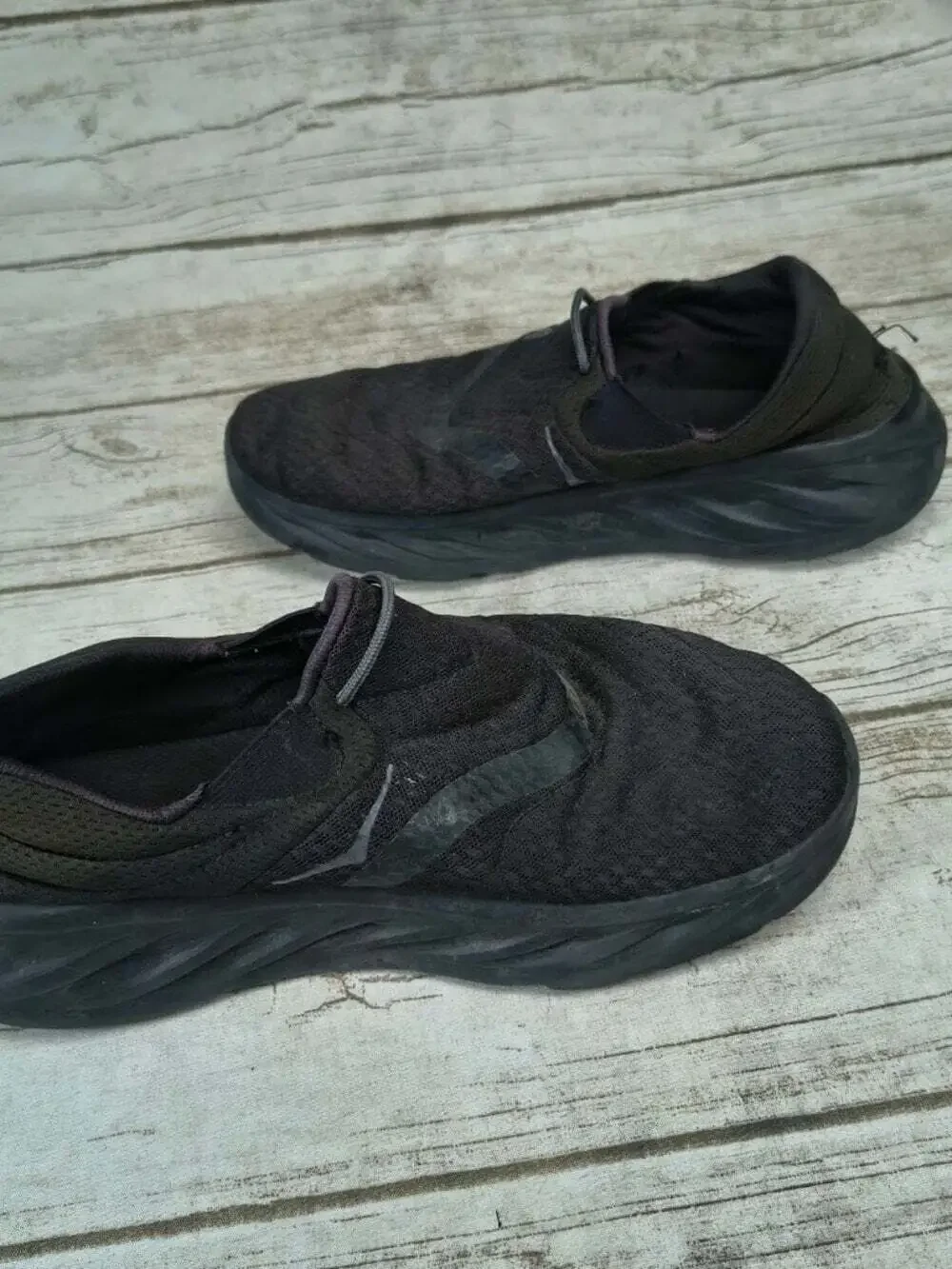 Hoka One One M Ora Recovery Shoe 2 Black Slip On Comfort Sneakers Mens Size 9